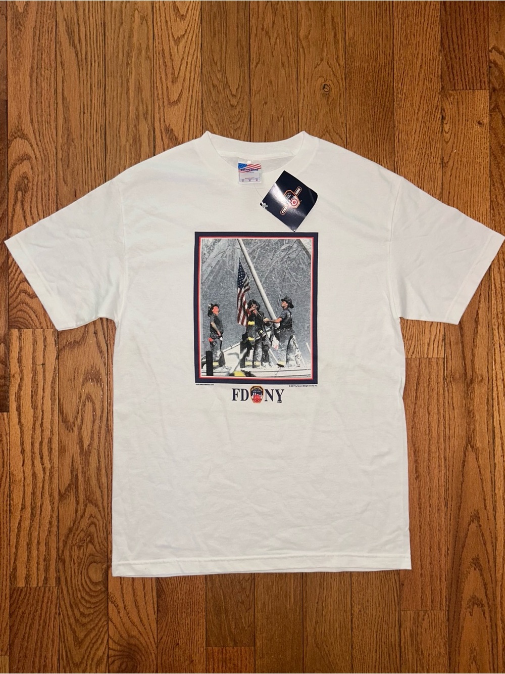 FDNY New York Fire Department 9/11 Vintage T-Shirt Size Medium NEW